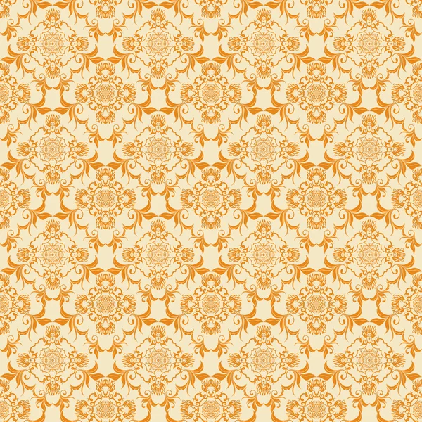 Seamless Pattern Background Seamless Floral Ornament Background Seamless Texture Wallpapers — 图库矢量图片