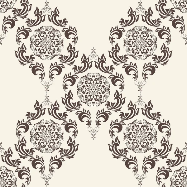 Ornamento Sem Costura Fundo Ornamento Floral Fundo Papel Parede Padrão Vetor De Stock