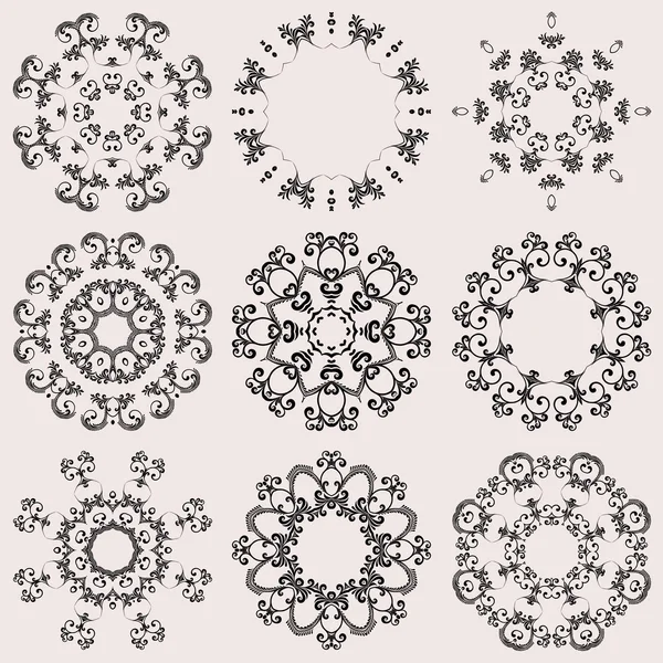 Composition with beautiful circular pattern on background for yo