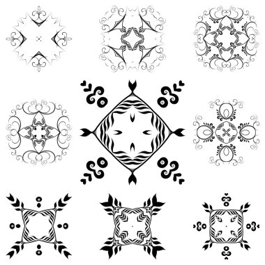 süsler yuvarlak bir dizi