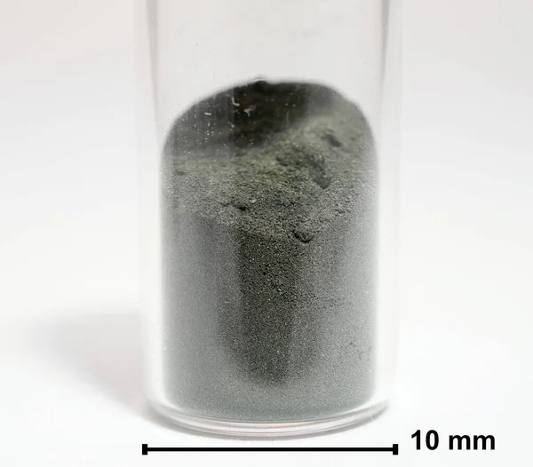 Detalle Polvo Metal Tungsteno Wolfram — Foto de Stock