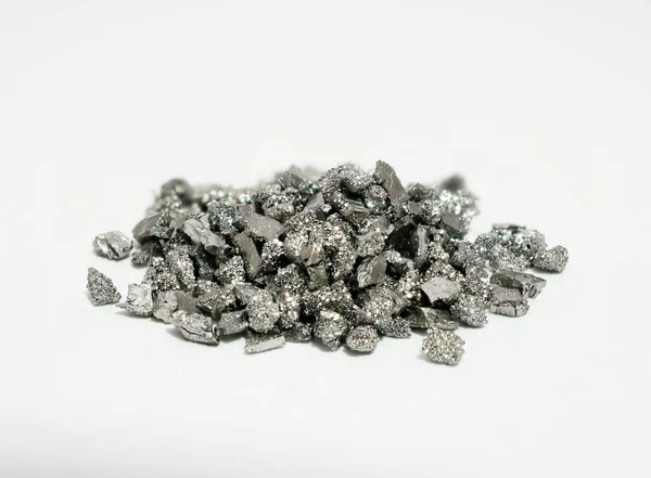 Szczegóły Wolframu Wolfram Kawałki Metalu — Zdjęcie stockowe