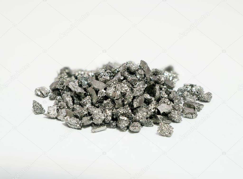 Detail Of Tungsten (Wolfram) Metal Pieces