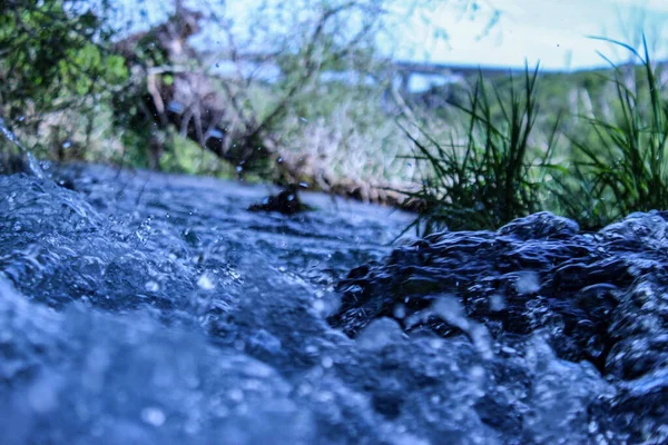 Розщеплення Води Близько Хвилі Води Різні Форми Води — стокове фото