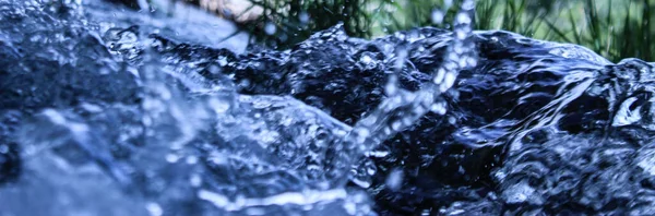 Bandiera Primo Piano Dell Onda Dell Acqua Sfondo Acqua Varie — Foto Stock