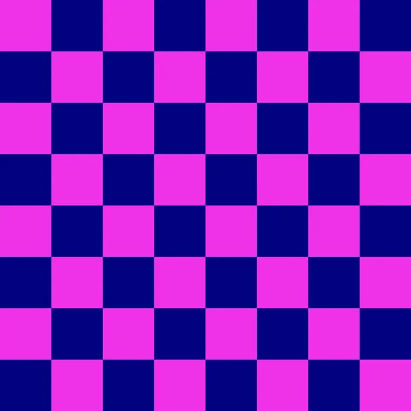 跳板8乘8 海军和Magenta颜色的棋盘 棋盘棋盘质感正方形图案 可重复纹理 — 图库照片