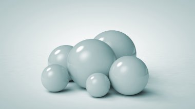 3D model alınarak büyük toplar 