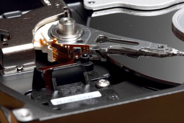 Hdd kafa fotoğrafı yakın çekim