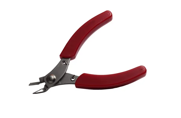 Small pliers with red handles — Stock Photo, Image