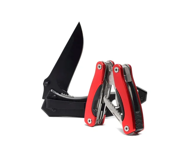 Multi-Tool Messer und Zange — Stockfoto