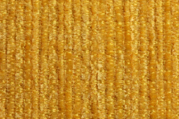 Texture de tissu jaune photographié de près — Photo