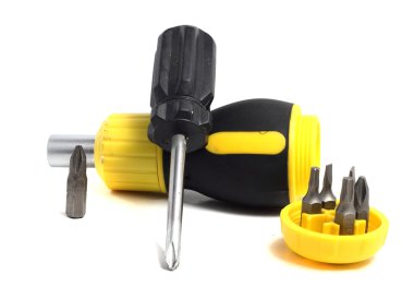 Phillips tornavida ve bir tornavida ile nozzl ile farklı