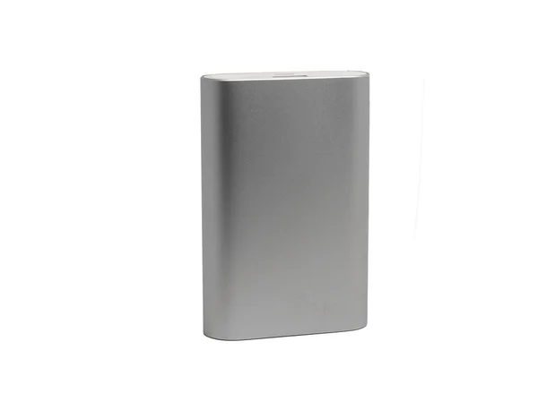 Potente batería externa en caja de aluminio —  Fotos de Stock
