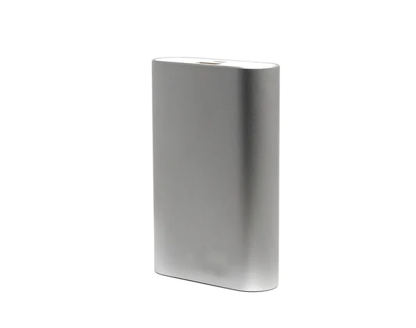 Krachtige externe batterij in aluminium behuizing — Stockfoto