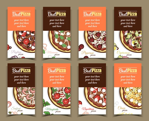Şablon afiş Pizza ile