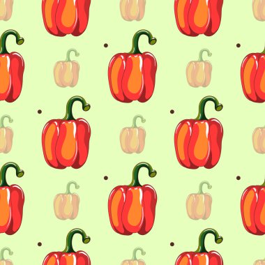 Kırmızı biber Seamless Modeli