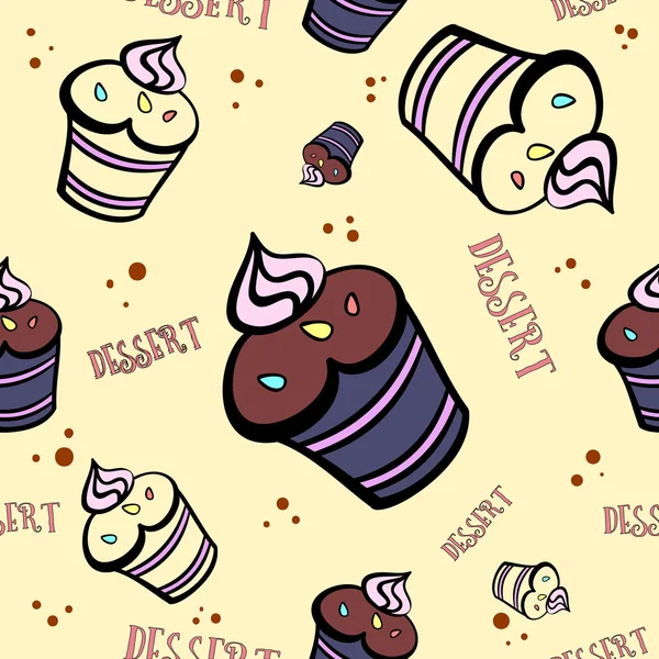 Carte muffin3 — Image vectorielle