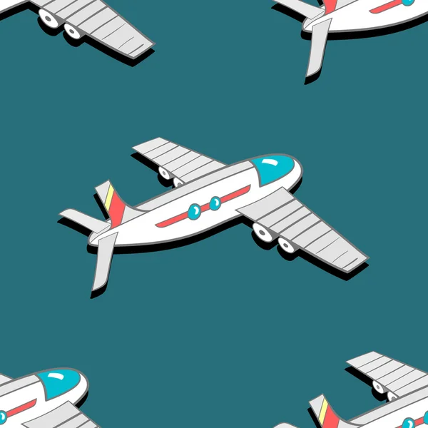 Patrón de avión4 — Vector de stock