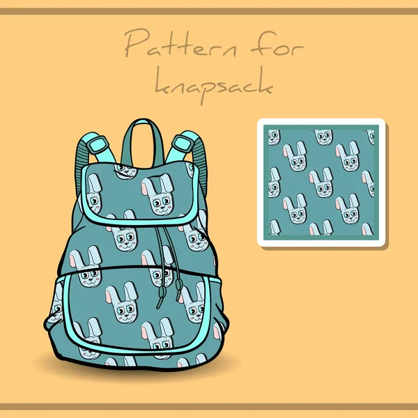 Patternknapsack — Stockový vektor