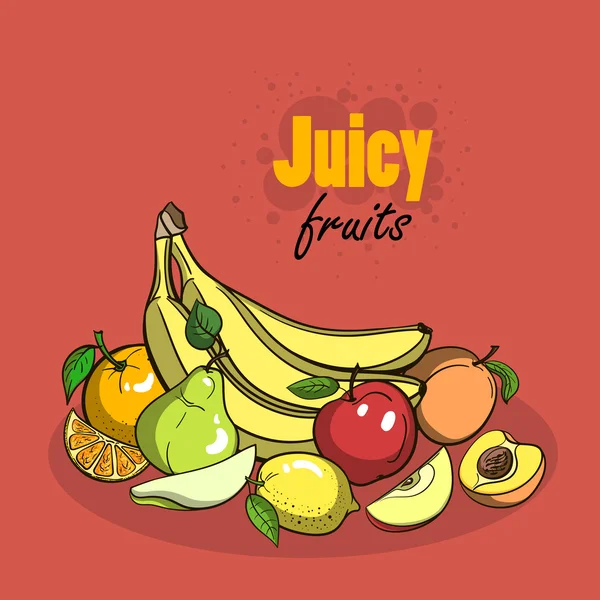 Fruits à pépins (') — Image vectorielle