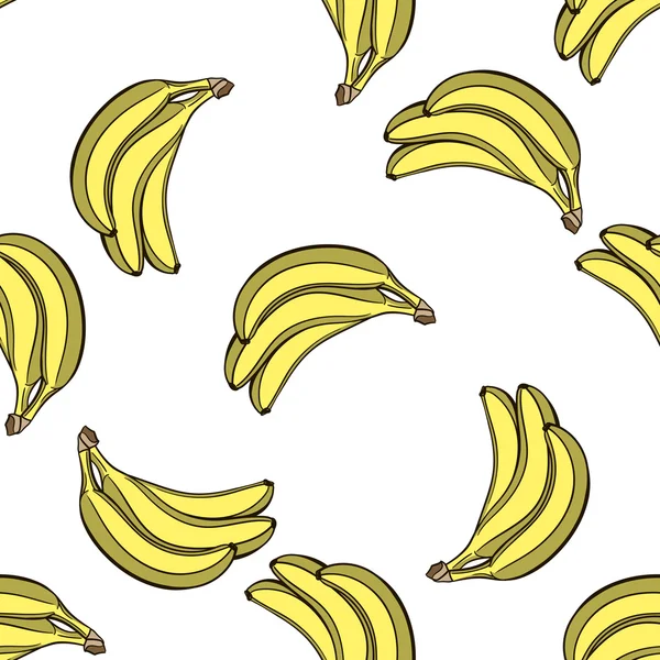 Plátanos coloridos — Vector de stock