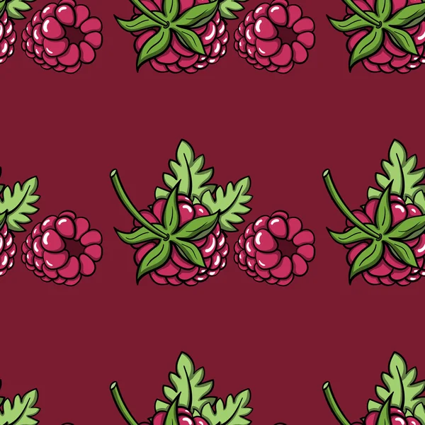 Raspberrypattern21 — ストックベクタ