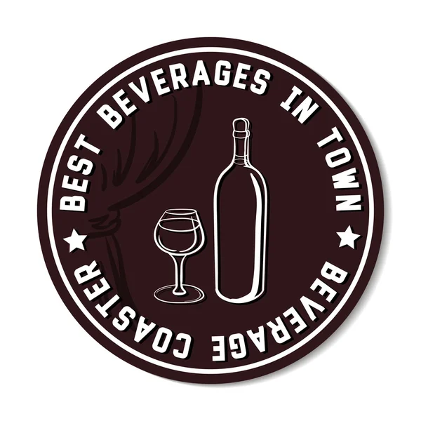 Beveragecoaster2 — Vector de stock