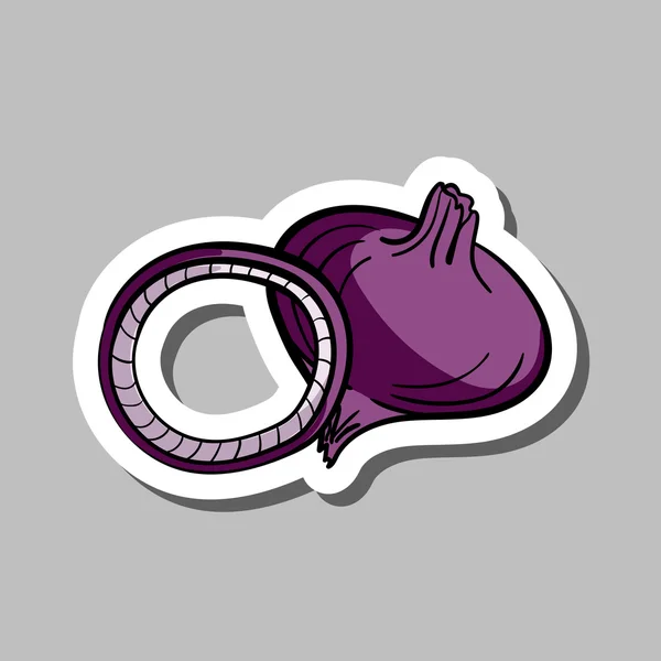 Onionsticker — Stockový vektor