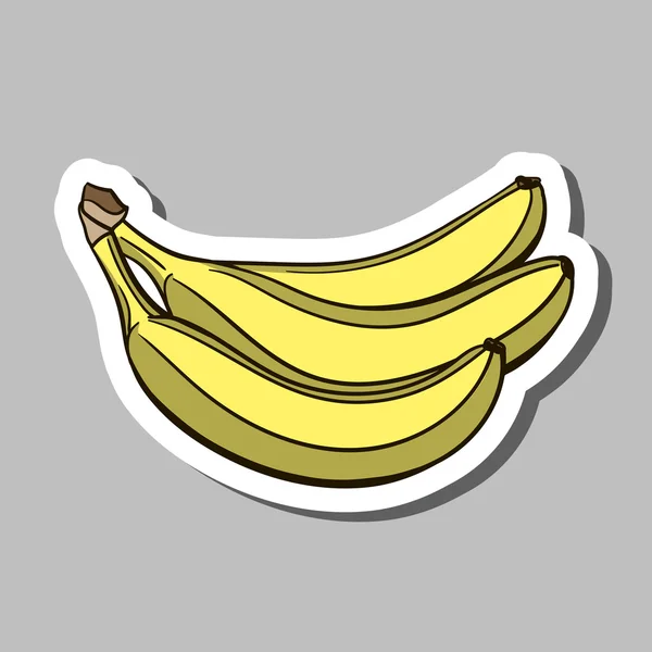 BananaEtiqueta — Vetor de Stock