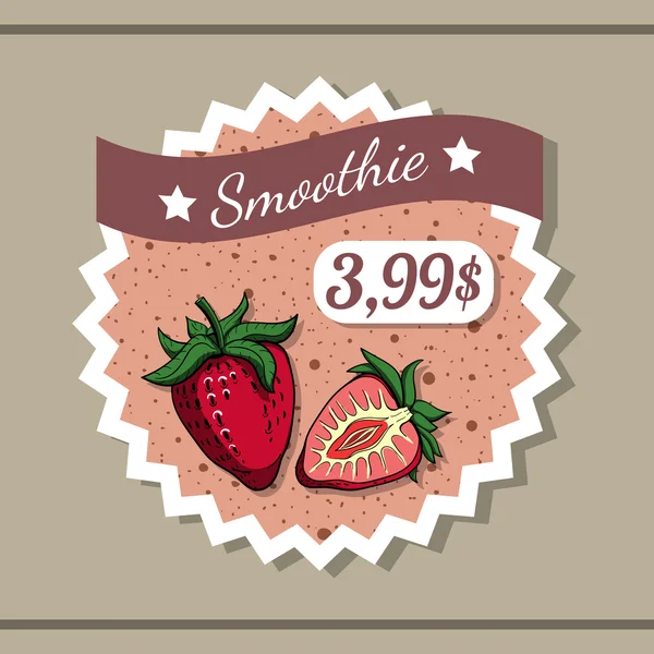 Smoothie naklejki 6 — Wektor stockowy