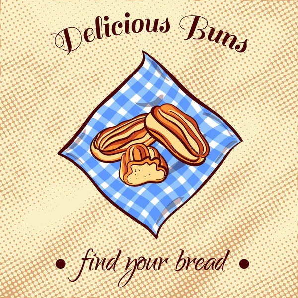 面包上的餐巾 21 — 图库矢量图片