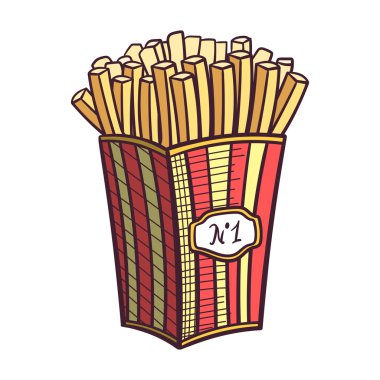 Fast food kızarmış patates