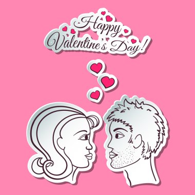 Saint Valentines Day Sticker clipart