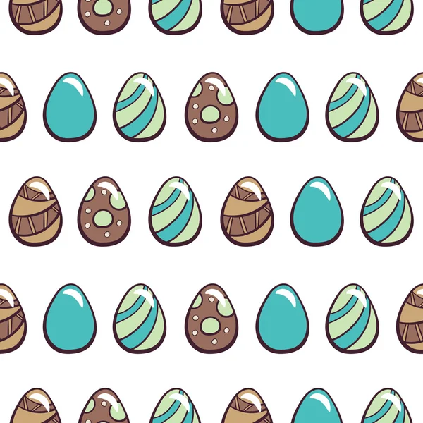 Happy Easter Day Seamless Pattern — Stock Vector