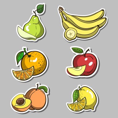 Meyve kümesi ile sopa