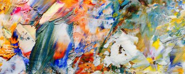 Tuval üzerinde soyut yağlı boya resim. arka plan duvar kağıdı. Modern motif görsel sanat. Moda el boyası. Duvar dekorasyonu ve duvar resimleri. Doku.