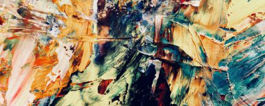 Renk dokusu. Tuvale elle çizilmiş yağlı boya resim. Soyut sanat geçmişi. Modern, çağdaş sanat. Renkli tuval. Duvar dekoru arkaplanı