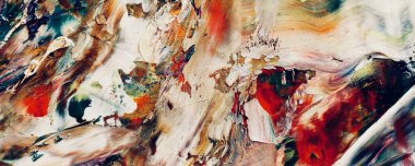 Renk dokusu. Tuvale elle çizilmiş yağlı boya resim. Soyut sanat geçmişi. Modern, çağdaş sanat. Renkli tuval. Duvar dekoru arkaplanı