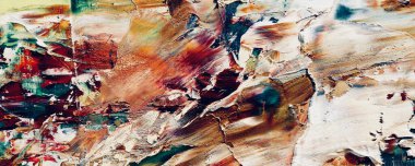 Renk dokusu. Tuvale elle çizilmiş yağlı boya resim. Soyut sanat geçmişi. Modern, çağdaş sanat. Renkli tuval. Duvar dekoru arkaplanı