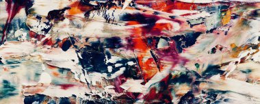 Renk dokusu. Tuvale elle çizilmiş yağlı boya resim. Soyut sanat geçmişi. Modern, çağdaş sanat. Renkli tuval. Duvar dekoru arkaplanı