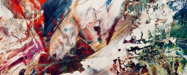 Renk dokusu. Tuvale elle çizilmiş yağlı boya resim. Soyut sanat geçmişi. Modern, çağdaş sanat. Renkli tuval. Duvar dekoru arkaplanı