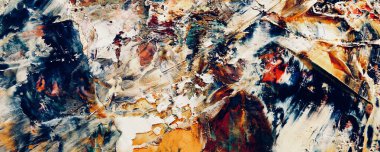 Renk dokusu. Tuvale elle çizilmiş yağlı boya resim. Soyut sanat geçmişi. Modern, çağdaş sanat. Renkli tuval. Duvar dekoru arkaplanı