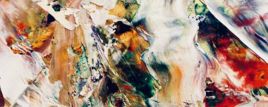 Renk dokusu. Tuvale elle çizilmiş yağlı boya resim. Soyut sanat geçmişi. Modern, çağdaş sanat. Renkli tuval. Duvar dekoru arkaplanı