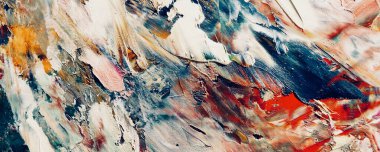 Renk dokusu. Tuvale elle çizilmiş yağlı boya resim. Soyut sanat geçmişi. Modern, çağdaş sanat. Renkli tuval. Duvar dekoru arkaplanı