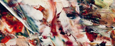 Renk dokusu. Tuvale elle çizilmiş yağlı boya resim. Soyut sanat geçmişi. Modern, çağdaş sanat. Renkli tuval. Duvar dekoru arkaplanı