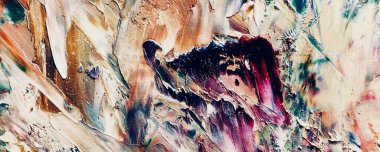 Renk dokusu. Tuvale elle çizilmiş yağlı boya resim. Soyut sanat geçmişi. Modern, çağdaş sanat. Renkli tuval. Duvar dekoru arkaplanı