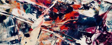 Renk dokusu. Tuvale elle çizilmiş yağlı boya resim. Soyut sanat geçmişi. Modern, çağdaş sanat. Renkli tuval. Duvar dekoru arkaplanı