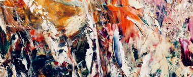 Tuval üzerinde soyut yağlı boya resim. arka plan duvar kağıdı. Modern motif görsel sanat. Moda el boyası. Duvar dekorasyonu ve duvar resimleri. Doku.