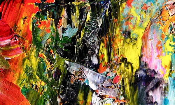 Renk dokusu. Tuvale elle çizilmiş yağlı boya resim. Soyut sanat geçmişi. Modern, çağdaş sanat. Renkli tuval. Duvar dekoru arkaplanı