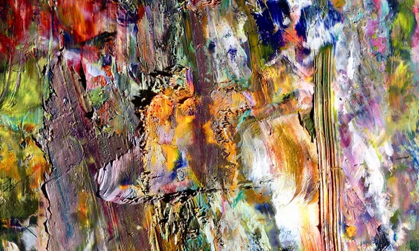 Texture Colore Pittura Olio Dipinta Mano Tela Sfondo Astratto Arte — Foto Stock